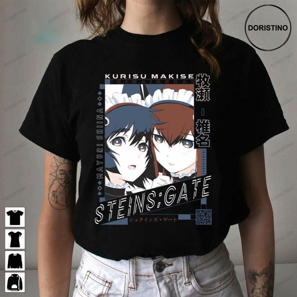 Kurisu Makise And Mayuri Shiina Anime Steins Gate Trending Style